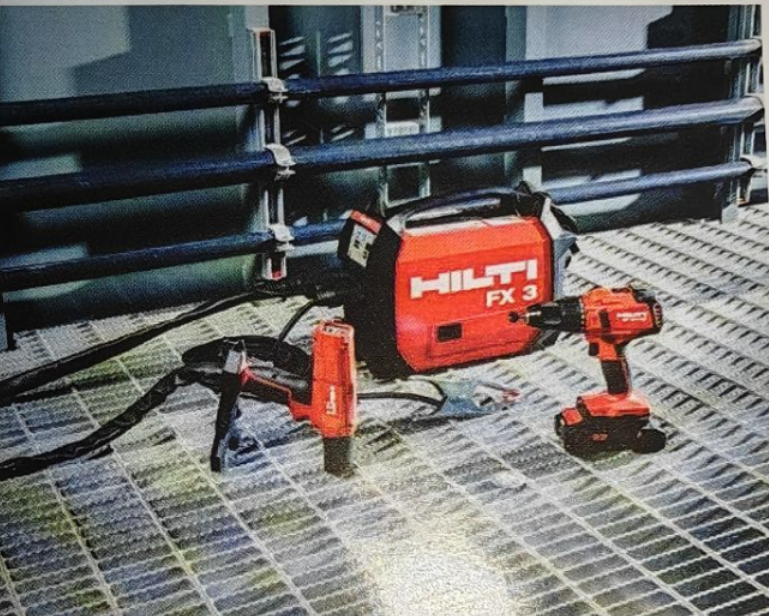 Hilti'nin FX3-A Kablosuz Saplama Erime Kilitleme Aracı Kaynaklı Çelik Sabitleme İşlemini Kolaylaştırır
